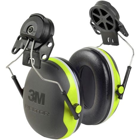 Casque antibruit Peltor X4A 3M - serre-tête - 33dB - vert - X4A