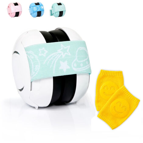 Casque antibruit pour bébé, bandeau réglable, protection auditive pour nourrissons et tout-petits, plastique ABS, 25 dB, NRR, compact, portable, pour voyages