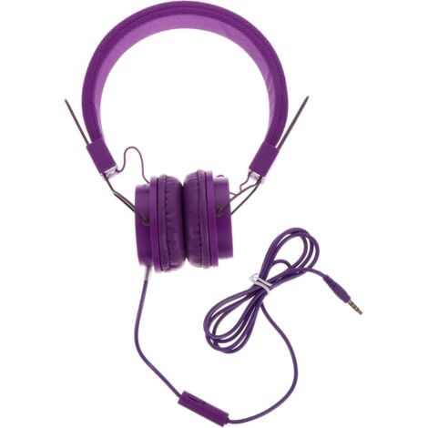 Casque Audio Over - Ear Filaire Ergonomique avec Écouteurs Stéréo Basses