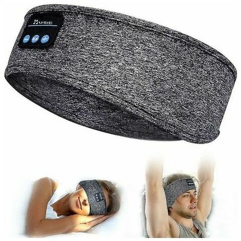 Casque Bluetooth 5.0 Bandeau Sport Bandeaux Sommeil Entraînement，