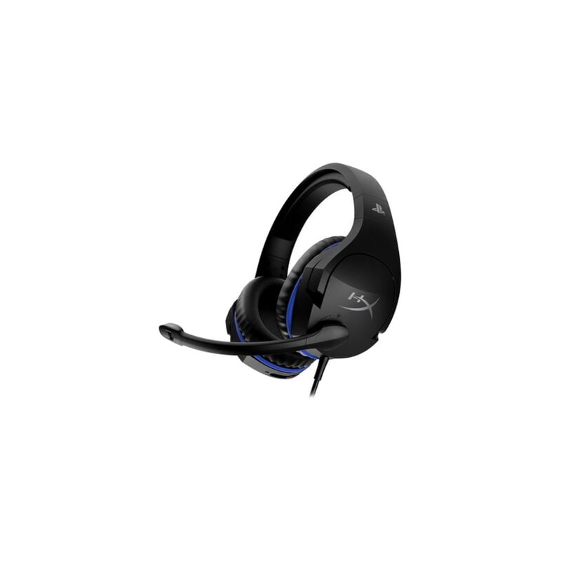 Hp cloud stinger - casque de jeu - ps5-ps4 (noir-bleu) casque filaire casque noir, bleu