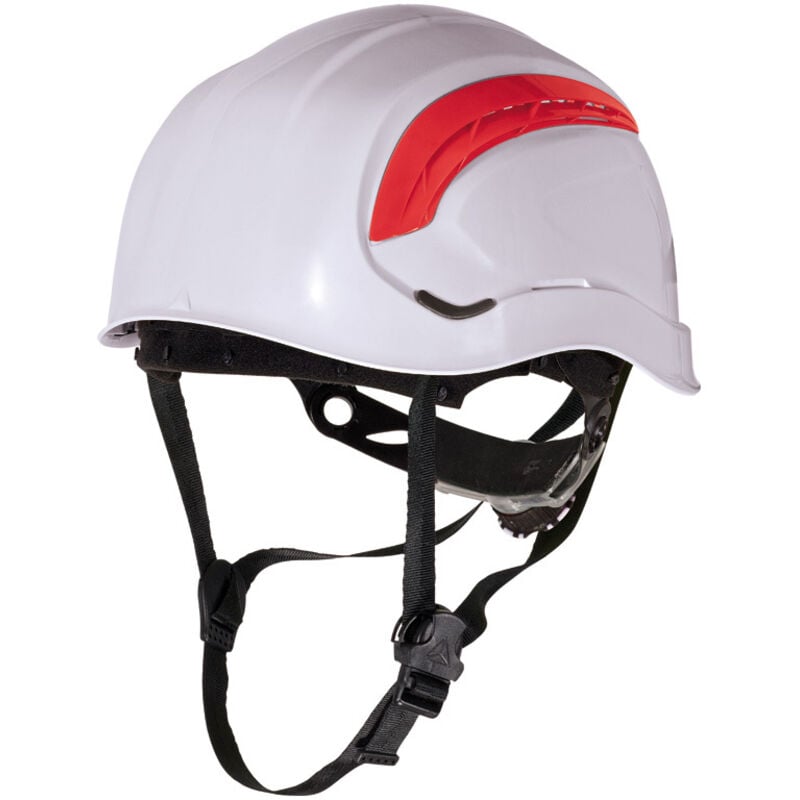 Casque monteur blanc Granite Wind avec jugulaire Delta Plus