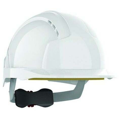 Casque de chantier EVOLITE avec porte badge et lunettes intégrées JSP