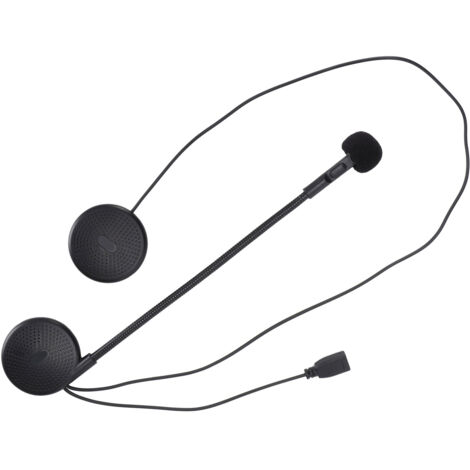 Casque de moto Bluetooth universel avec support et clip pour écouteurs sans fil M6