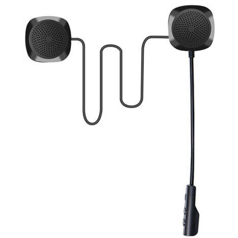 Casque de Moto Casque Bluetooth Casque Casque sans Fil écouteur Mains Libres avec Le contrôle de la Musique Mic