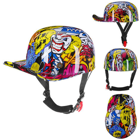 Casque de moto rétro, casquette de baseball, demi-visage, pour hommes et femmes, scooter, rétro quatre saisons, 2022,7,L,CHINA