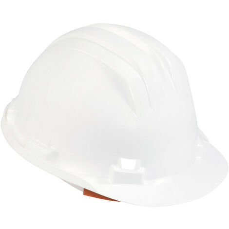 Casque de protection chantier blanc Manufrance