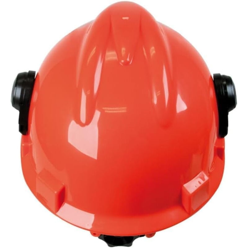 Casque forestier / casque de protection Oregon avec visière et protection antibruit Waipoua orange