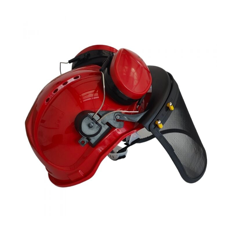 Casque de protection epi 3 en 1 avec visière, coque et protection auditive Dunsch 73130007