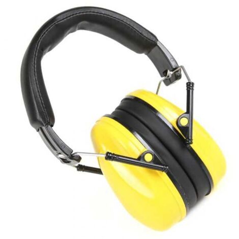 Casque de protection oreille anti bruit. 22,9 dB. Jaune