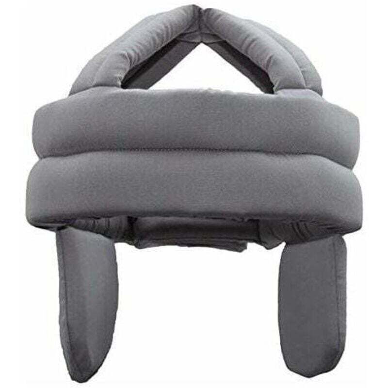 Casque de Protection pour Personnes Âgées Casque de Sécurité Anti-chute Chapeau de Protection de Tête Coton Respirant Chapeau Anti-collision Vieil