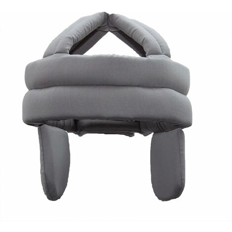 Casque de Protection pour Personnes gées Casque de Sécurité Anti-chute Chapeau de Protection de Tête Coton Respirant Chapeau Anti-collision Vieil Homme avec Protection Auditive, Taille Ajustable Oi-FR