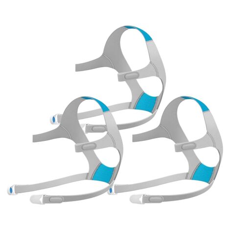 Casque de remplacement pour masque facial intégral F20, lot de 3 – Accessoires et sangles avec clips magnétiques