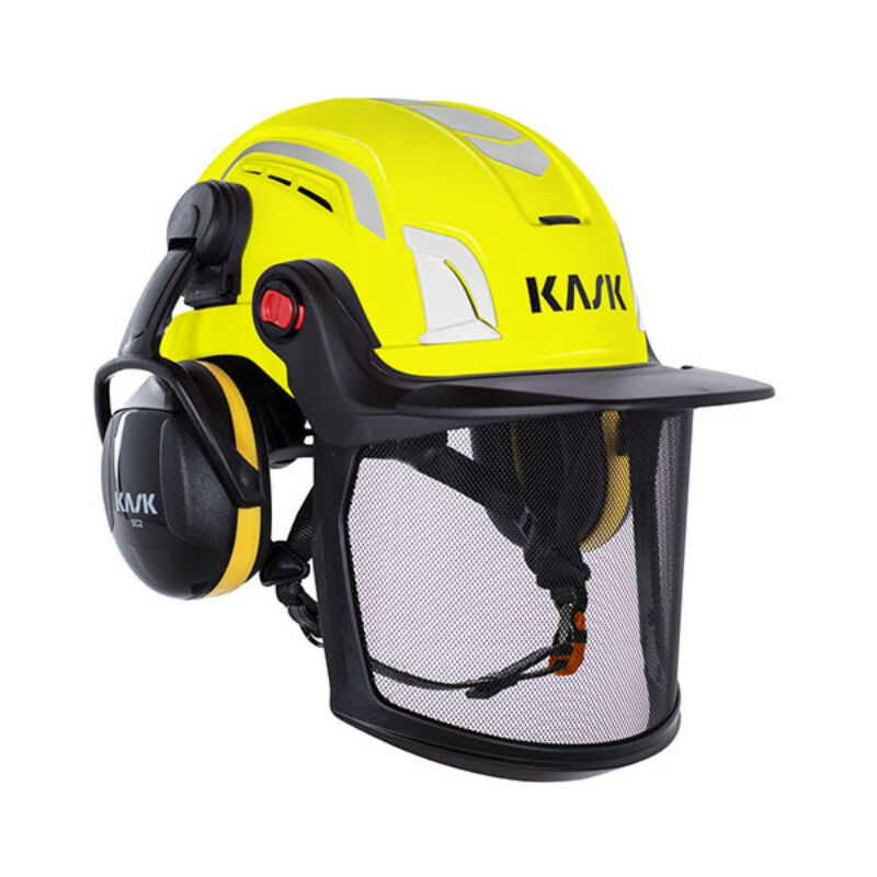 Casque zenith-x air combo Kask Jaune fluo
