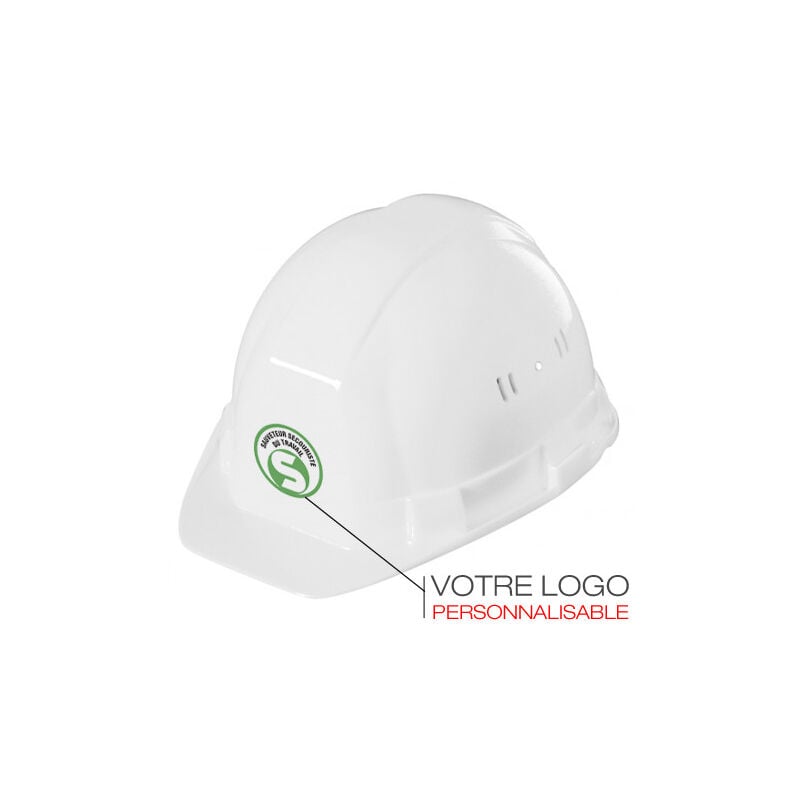 Casque de sécurité chantier personnalisable (W1010016P).- Jaune -