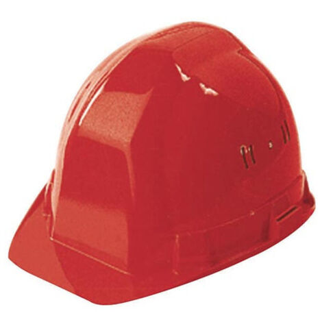 Casque de sécurité chantier (W1010016).- Rouge -