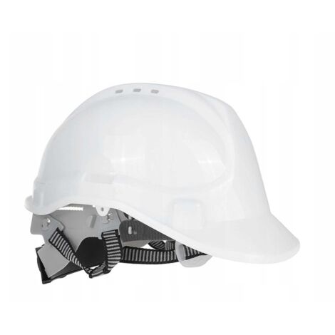Casque de sécurité de chantier réglable - blanc (50)