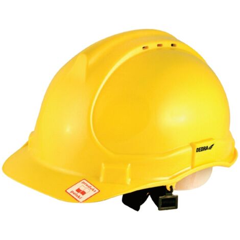 Casque de sécurité Dedra bh1095 polyéthylène haute densité ventilé