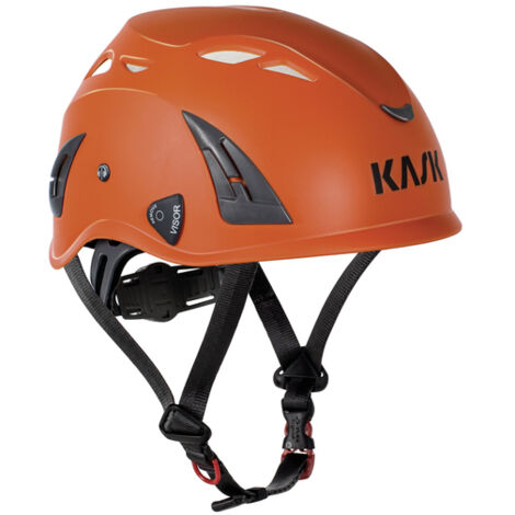 Casque de sécurité orange pour travaux forestiers KASK EN397 réglable