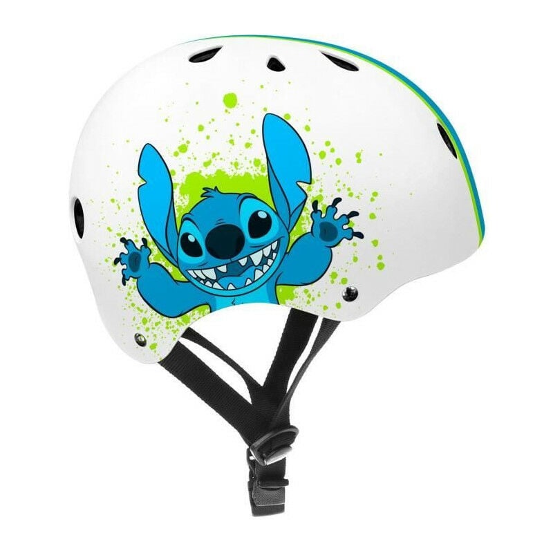 Casque de Skate Disney stitch - Tour de tete réglable 53/57cm - Aérations et mousses internes pour plus de confort