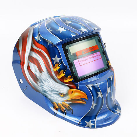 Casque de soudage à assombrissement automatique solaire, masque pour soudeur à arc TIG/MIG, outil de protection pour meuleuse