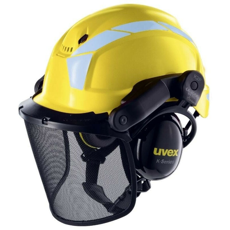 Kit casque forestier Pheos Forest UVEX 9774 - Jaune - Taille unique