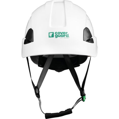 COVERGUARD Casque de travail en hauteur ALTAI WIND blanc, coque ABS et jugulaire 3 points, EN397 / LD / -30°