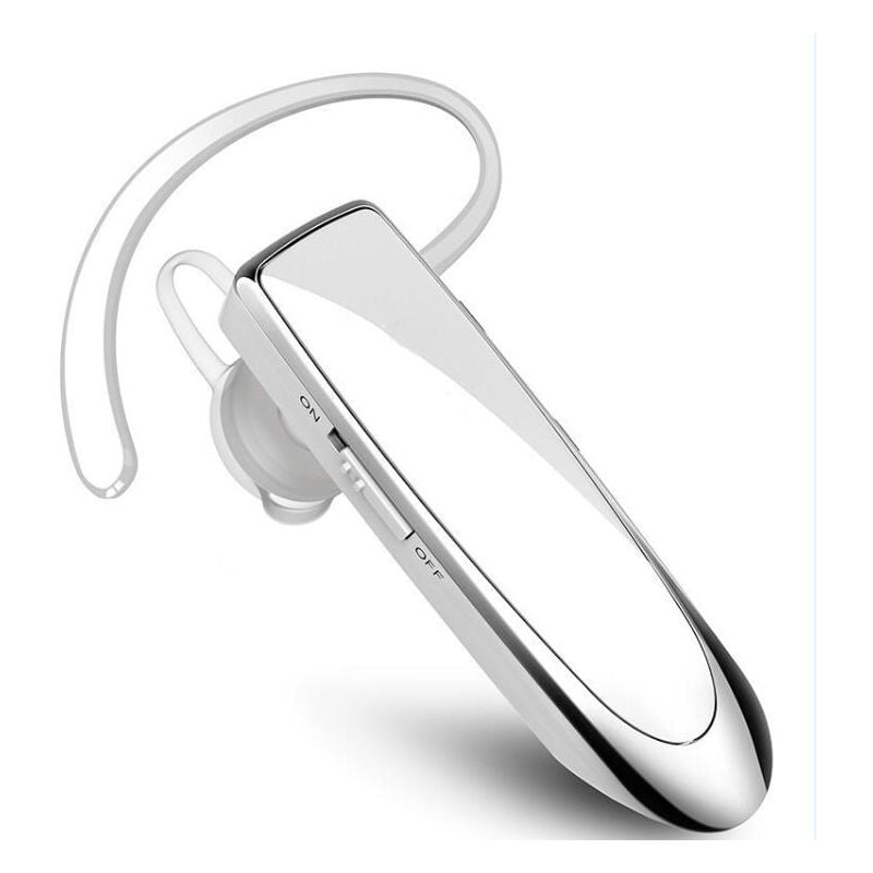 Casque d'écoute unilatéral pour conduite professionnelle blanc