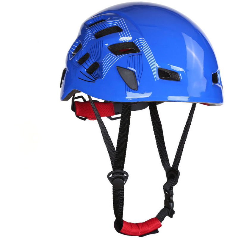 Casque d'escalade Universel pour Femme et Homme Casque Alpinisme en Beaucoup Couleurs,bleu