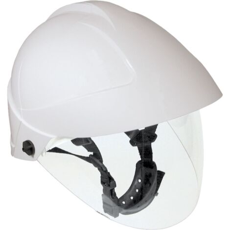 casque électricien - avec écran faciale intégré et mentonnière - catu mo-185-blm