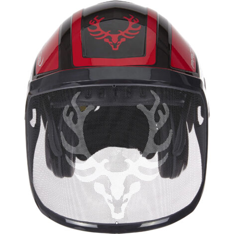 Casque forestier Protos KOX Edition avec protection auditive – Visière extra-large – Coque bicolore haute visibilité – Norme EPI