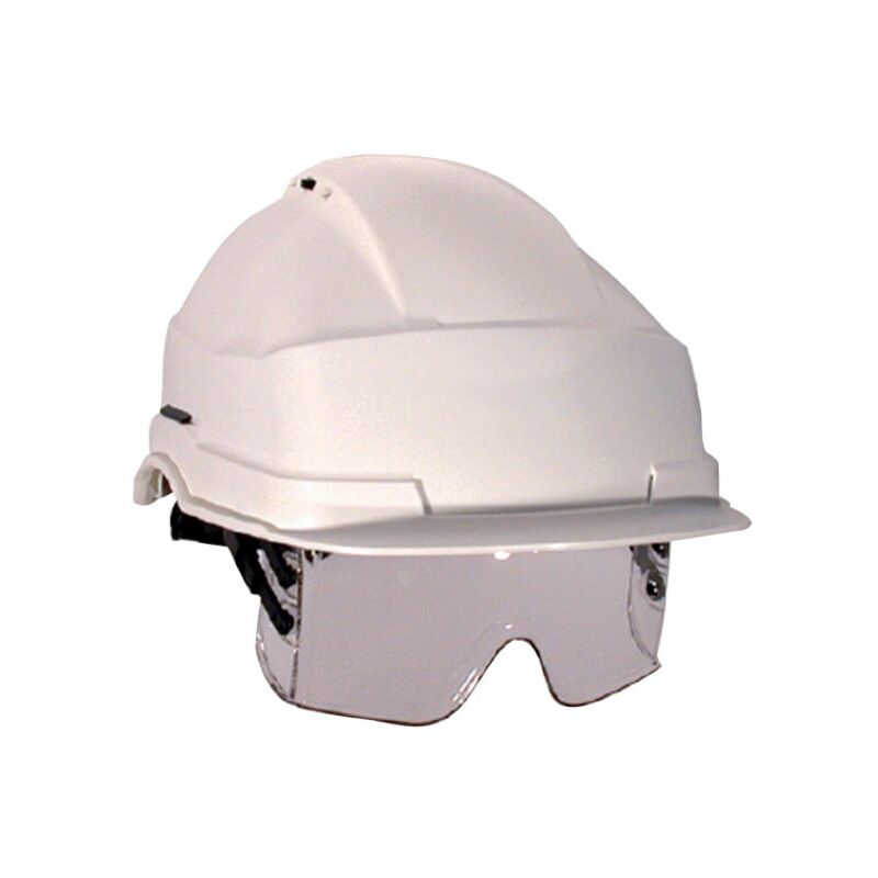 Casque iris 2 blanc avec aeration btp coiffe textilegarniture 32 serre nuque 178
