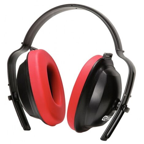 Casque KS TOOLS Anti-bruit - Rouge et noir - 19 dB - 310.0130