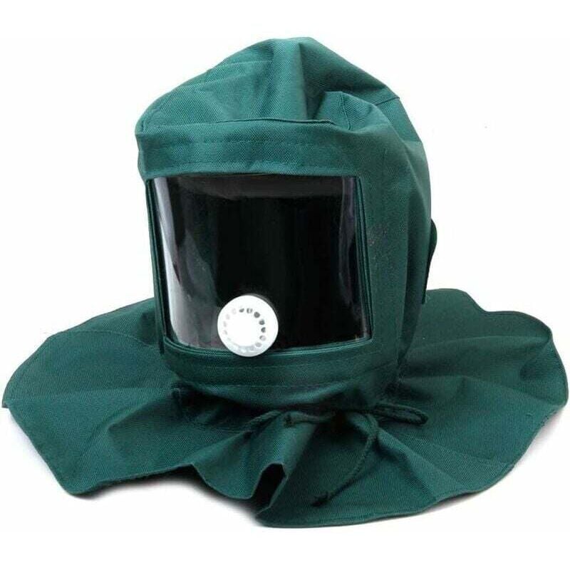 Image of Casque Masque de Protection Anti-Vent Anti-poussière pour Sablage Sableuse