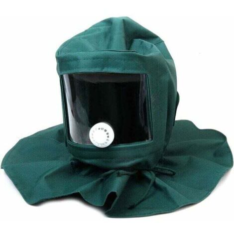 Casque Masque de Protection , XU,Anti-Vent Anti-poussière pour Sablage Sableuse, produit qualité supérieure, durable et fiable, matériaux sélectionnés, conforme normes - KZQ