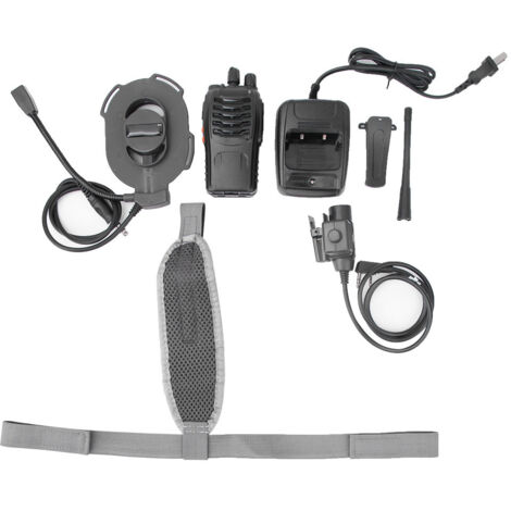 Casque Microphone Moniteur avec Bandeau Réglable et Alimentation 110-240V Z027-FG-S113-KEN
