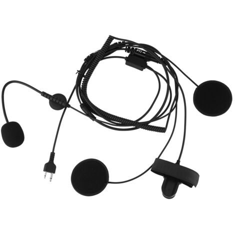 Casque moto avec intercom Bluetooth et micro pour radio ICOM IC-F21