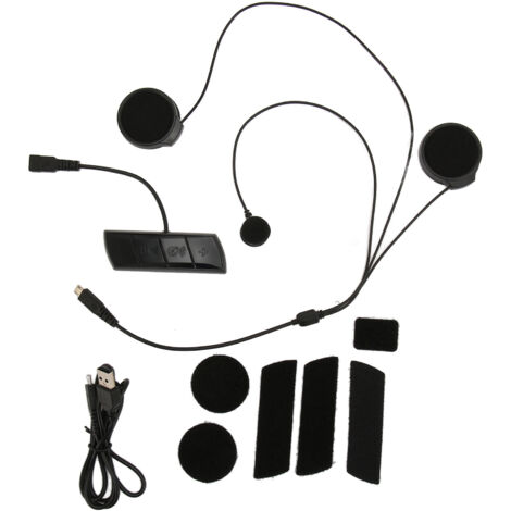 Casque moto Bluetooth 5.0 avec intercom, navigation GPS, appels mains libres et musique stéréo étanche