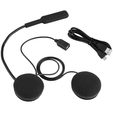 Casque moto Bluetooth avec micro intégré pour appels mains libres