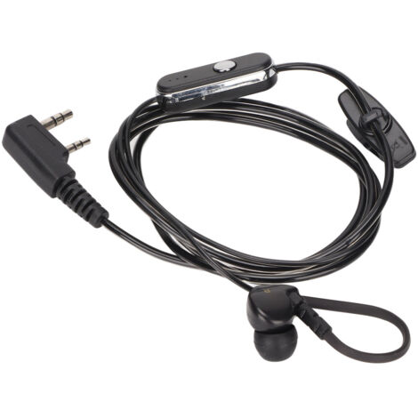 Casque Oreillette Radio avec Micro pour Baofeng UV5R 888S et Talkies-Walkies Kenwood