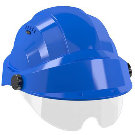CASQUE 'ORIZON' BLEU VISIERE BLEUE AVEC LUNETTE TALIAPLAST - 563744