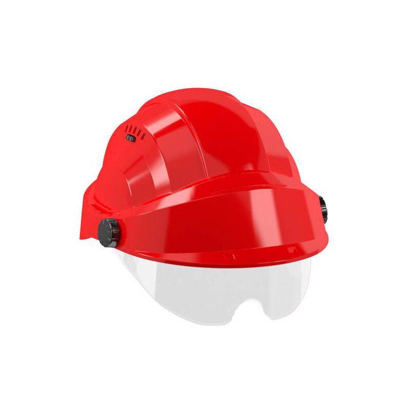 Casque 'orizon' rouge visiere rouge avec lunette Taliaplast 563766