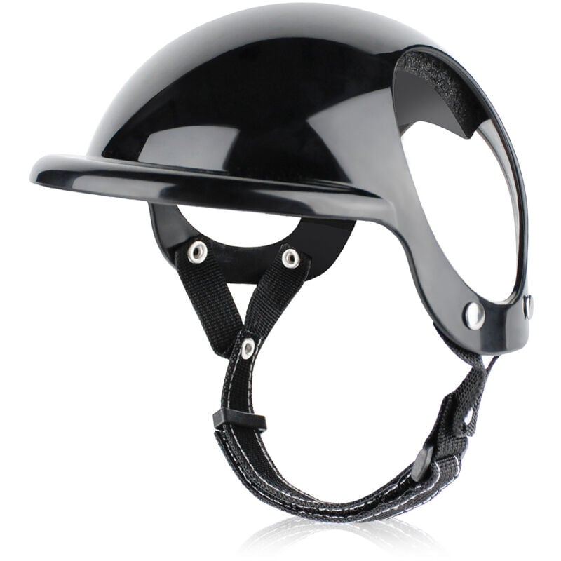 Casque pour animaux de compagnie Nouveau chapeau Chien Chat Moto Casque de sécurité Chapeau Accessoires Chapeau Couvre-chef