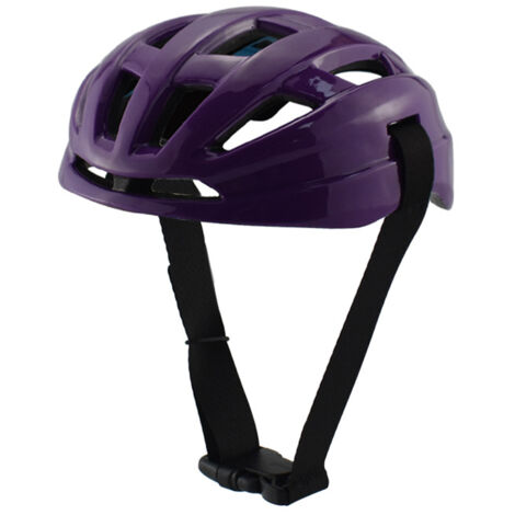 Casque pour chien de petite et moyenne taille, casque de moto ventilé pour chien, casque pour animaux de compagnie avec sangle réglable pour chatons et chiots, violet