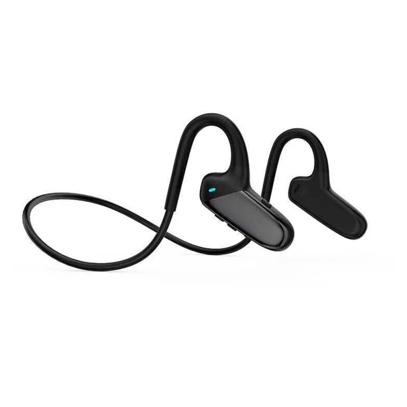 Lifcausal - Casque sans fil à conduction osseuse F808 Casque Bluetooth 5.0 Écouteurs de sport à oreille ouverte Étanches Rechargeables usb avec micro