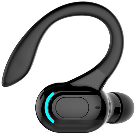 Casque sans fil Casque de course, casque Bluetooth 5.1 Casque sans fil Casque stéréo Crochet d'oreille Tout neuf Oreille unique