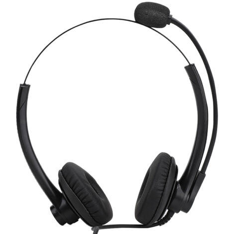 Casque téléphonique antibruit A26-RJ pour centre d'appels avec micro intégré