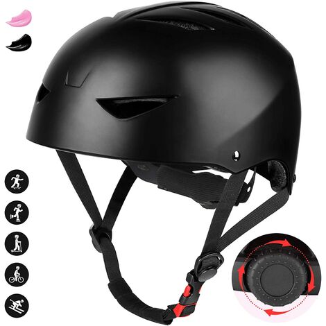 Casque Vélo Enfant Adolescent Filles Garçons 6-16 Ans Casque Enfant Vélo BMX Skateboard Trottinette Casque Skate Protection Roller Enfant Réglable Anti-Choc