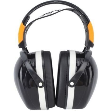Casques Anti-Bruit Extensibles pour Tonte Jardin - Protection Auditive Confortable pour Sommeil et Tir - Noir et Blanc -