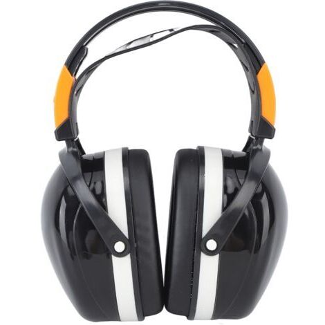 Casques Anti-Bruit Extensibles pour Tonte Jardin - Protection Auditive Confortable pour Sommeil et Tir - Noir et Blanc -